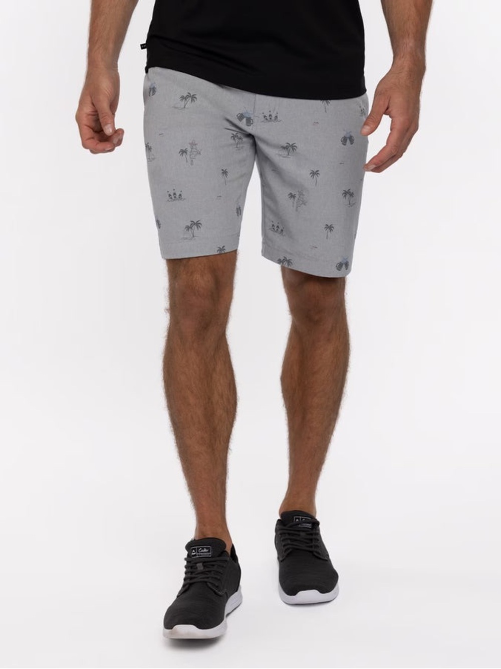 TRAVIS MATHEW MENS New Size 38 STRAIGHT SHOT SHORT - HEATHER SLEET